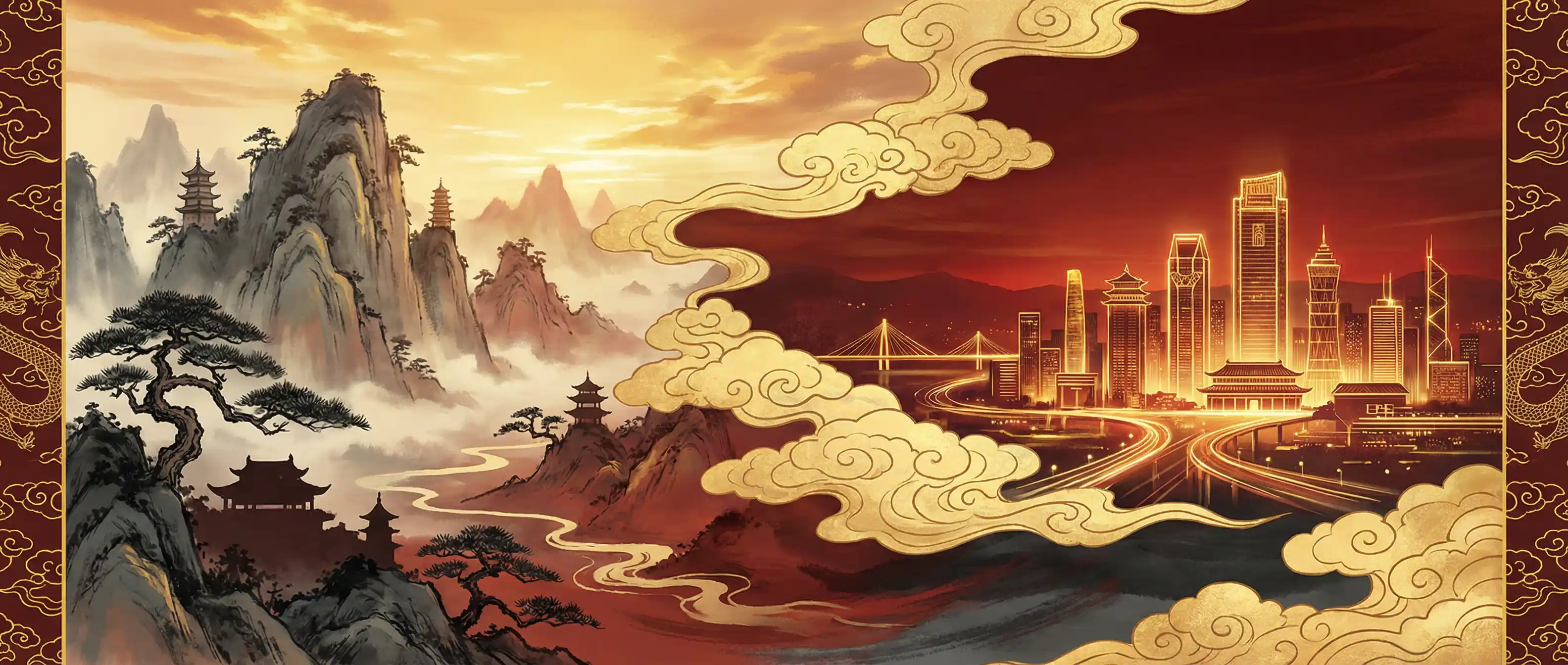 狼群社区WWW在线资源免费 华风推荐横幅背景